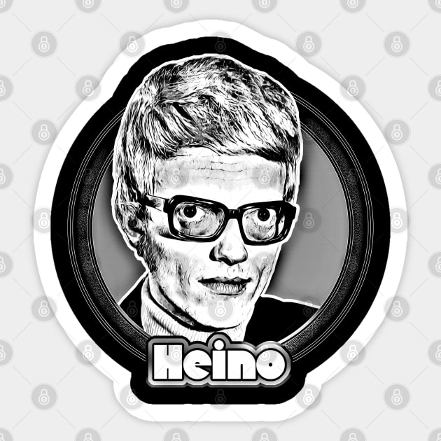 Heino ∆ Vintage Look Fan Design Sticker by DankFutura